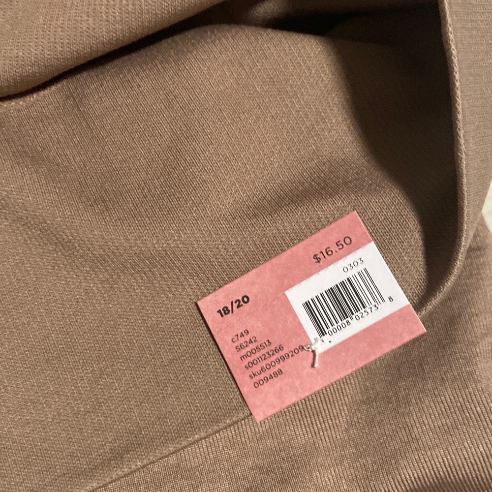 NWT Cacique Lane Bryant Taupe Slimmer High Waste Shorts Body Shaper Size 18/20 - Picture 4 of 7